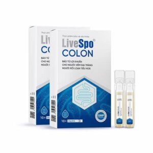 Combo 2 hộp +tặng 1 hộp Men vi sinh LiveSpo Colon 60 tỷ bào tử lợi khuẩn cho người viêm đại tràng, táo bón