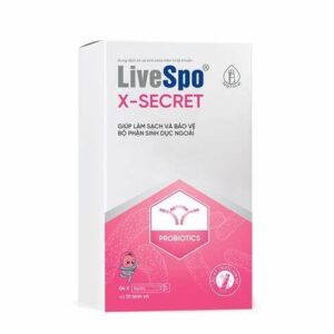 LiveSpo X-Secret - Xịt Lợi Khuẩn Dành Cho Phụ Nữ, Hỗ Trợ Điều Trị Viêm Nhiễm Phụ Khoa, Nấm Ngứa Vùng Kín